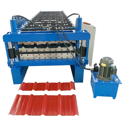 Techo largo del palmo de la máquina formadora de rollos de doble capa de teja trapezoidal