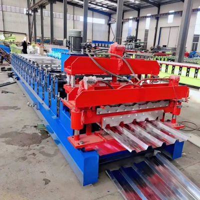 Máquina formadora de rollos de doble capa de 8-15 m/min Baldosa esmaltada IBR