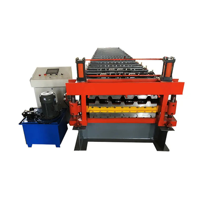 Rollo de acero del tejado de la capa doble del color que forma la máquina para la fabricación de la hoja de metal