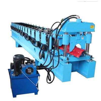 Control de Ridge Cap Roll Forming Machine PCL del tejado del metal del rollo de acero del color