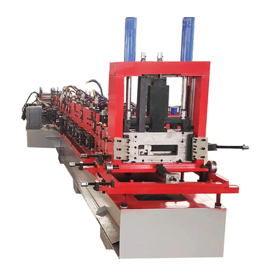 Sistema de control de plc Cz máquina de corte de purlin Cr12mov cuchilla de corte peso 3,5 t