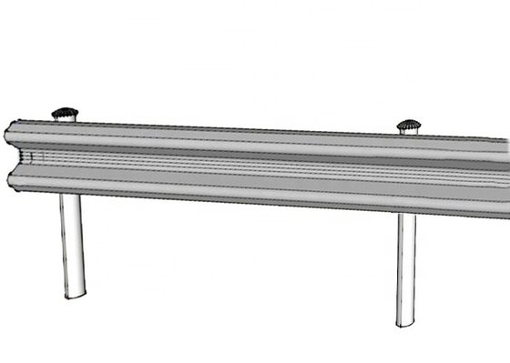 Máquina de moldeado de rollos de barandillas para carreteras de materiales GI con fuente de alimentación de 380V 50Hz y resistencia de rendimiento de 350Mpa