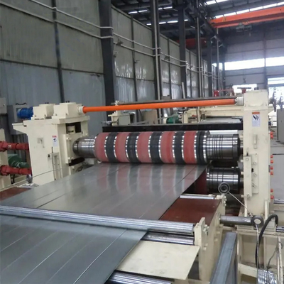 Máquina de corte de línea de corte de alta velocidad con descollador hidráulico y recollador