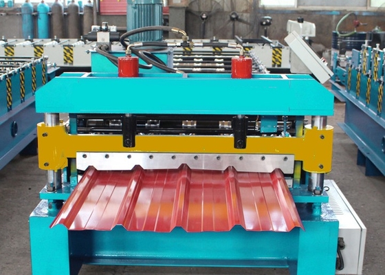 Máquina de moldeado de rodillos de techo de acero de alta velocidad 45# para aluminio y acero de color