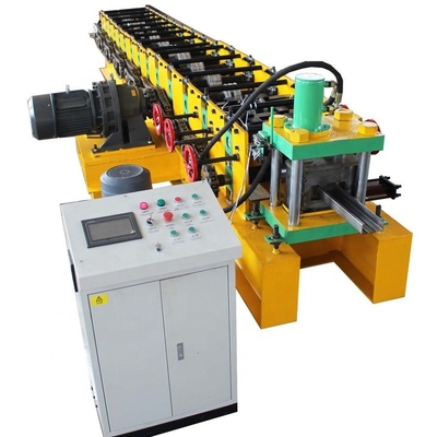 Máquina de moldeado de rollo de conducto frío de acero C purlin totalmente automático y C U Lip