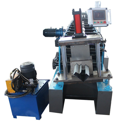 PLC controlado Roof Gutter Machine lluvia recogiendo alcantarillado haciendo máquina para personalizable