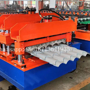 máquina de 4meter/Min Glazed Tile Roll Forming con 18 filas