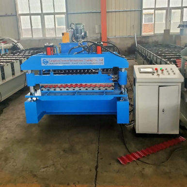 Máquina de hojas galvanizadas corrugadas estándar