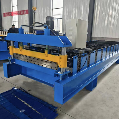 Máquina formadora de rollos de techo de doble capa de 0.3-0.8 mm para IBR y fabricación de láminas de tejas corrugadas