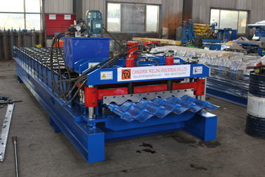 Rollo de la barandilla de la carretera del zafiro que forma el rollo esmaltado máquina de la teja que forma la máquina