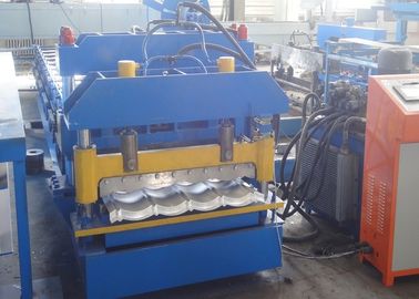Rollo de la teja de tejado de Katech que forma exactitud del corte del control del PLC de la máquina alta