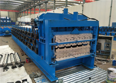 Rollo del tejado del metal de la estructura de acero que forma el tejado del metal de la máquina que hace la máquina