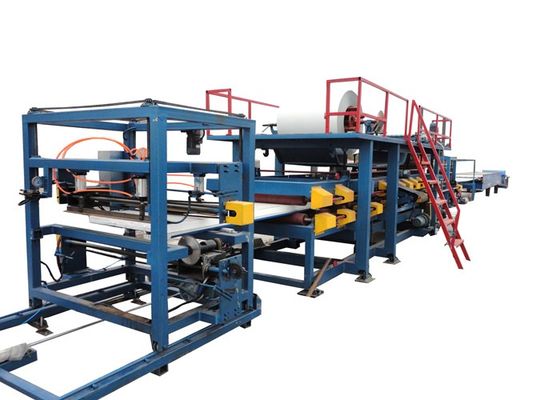 Máquina de las lanas de roca de la preservación del calor 4m/Min Sandwich Panel Roll Forming