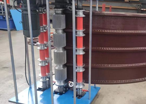 3KW rollo de doblez del tejado del manual que prensa 0.9m m que forma la máquina
