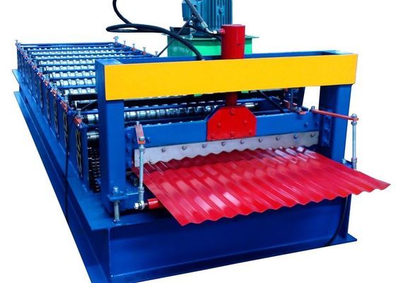Máquina formadora de rollos de lámina corrugada de 7 / 8'' Industrial