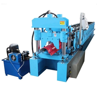 control automático del Plc de la máquina de Ridge Cap Metal Tile Forming del semicírculo de 0.25m m