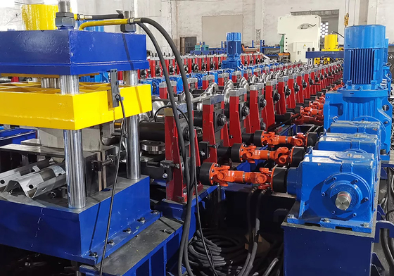 Rollo de la barrera de desplome de Chaindrive de dos haces de las ondas que forma la máquina