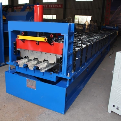 Rollo automático de la cubierta de piso del sistema del PLC que forma la máquina los 8m/minuto