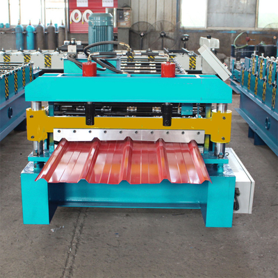 Rollo del panel del tejado del Galvalume del arreglo para requisitos particulares que forma el Plc de la máquina