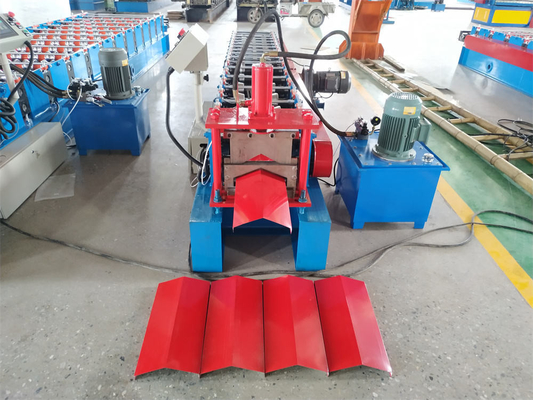 Galvalume superior de alta velocidad Ridge Cap Roll Forming Machine de rollo