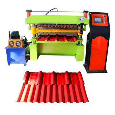 máquina de 12m/Min Double Layer Roll Forming al tejado acanalado trapezoidal del metal