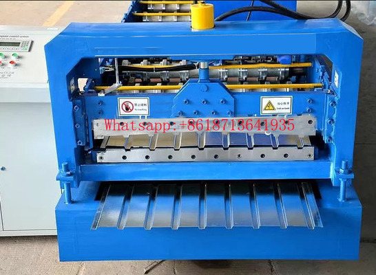 Máquina de moldeado de láminas de techo corrugadas de 2.5T controlada por PLC para una producción eficiente