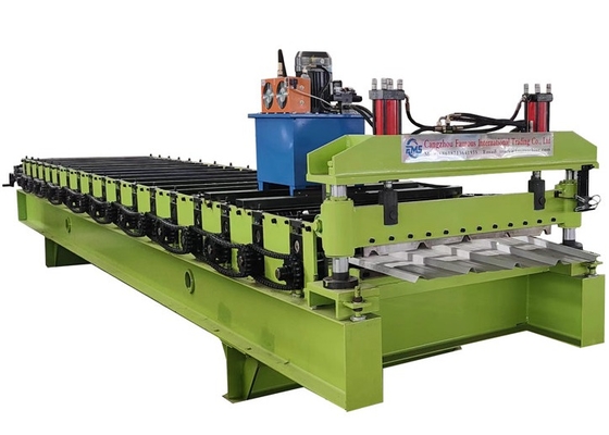 Rollo trapezoidal de la teja de tejado del metal que forma la máquina 5.5kw