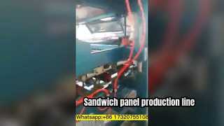 Línea de producción de paneles de sándwich